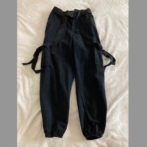 Yesstyle Black Cargo Pants